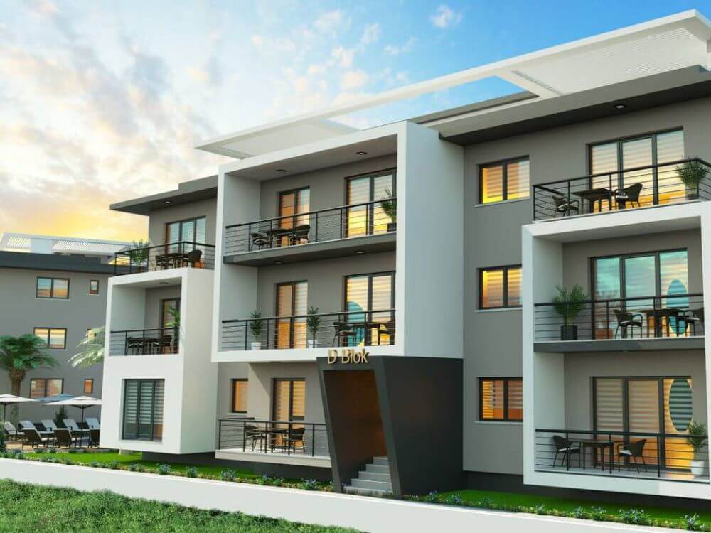 2-Room apartment in Alsancak, 58m2, £80,000 — Foto 1