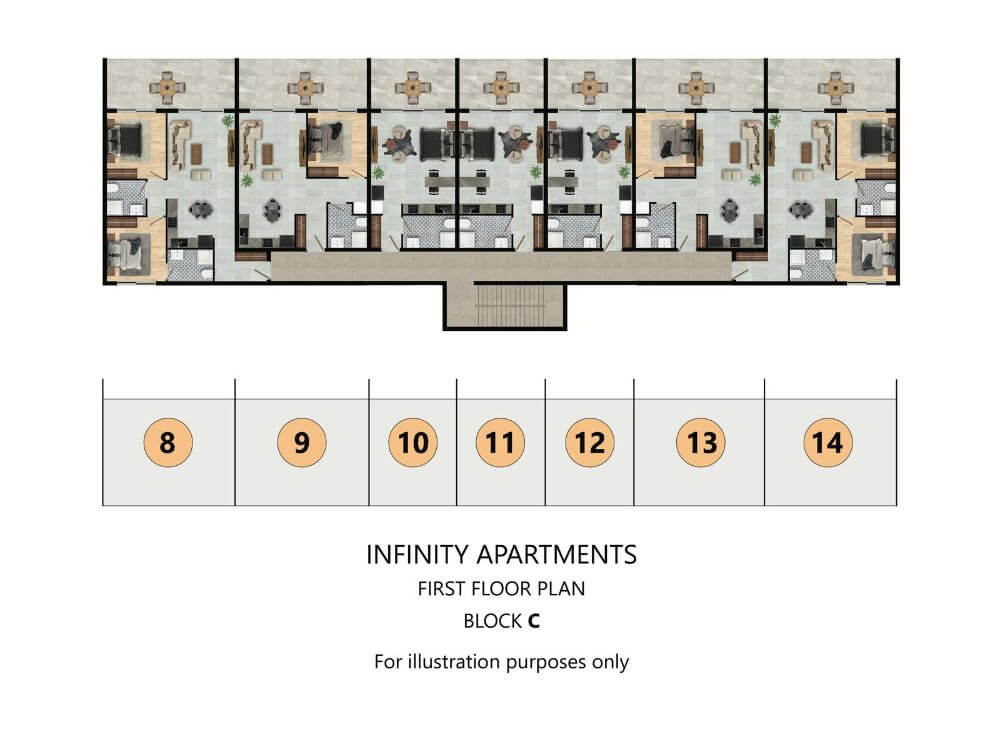 Apartment 1+1 in Iskele, 91m2, £165,000 — Foto 2